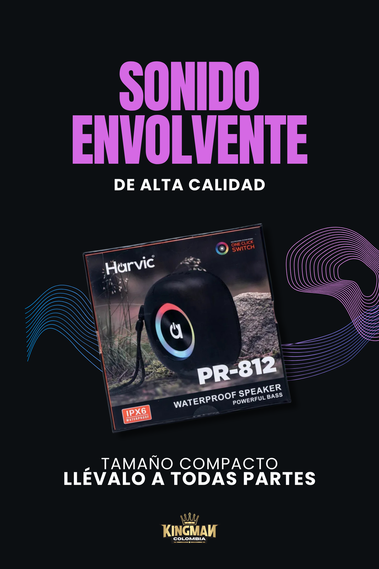Parlante Harvic PR-812