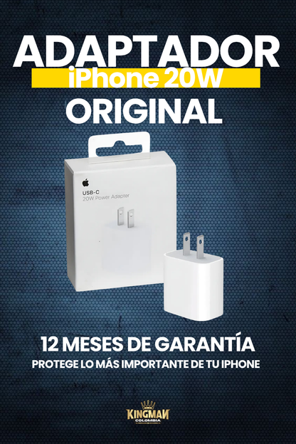 Adaptador iPhone 20W Original