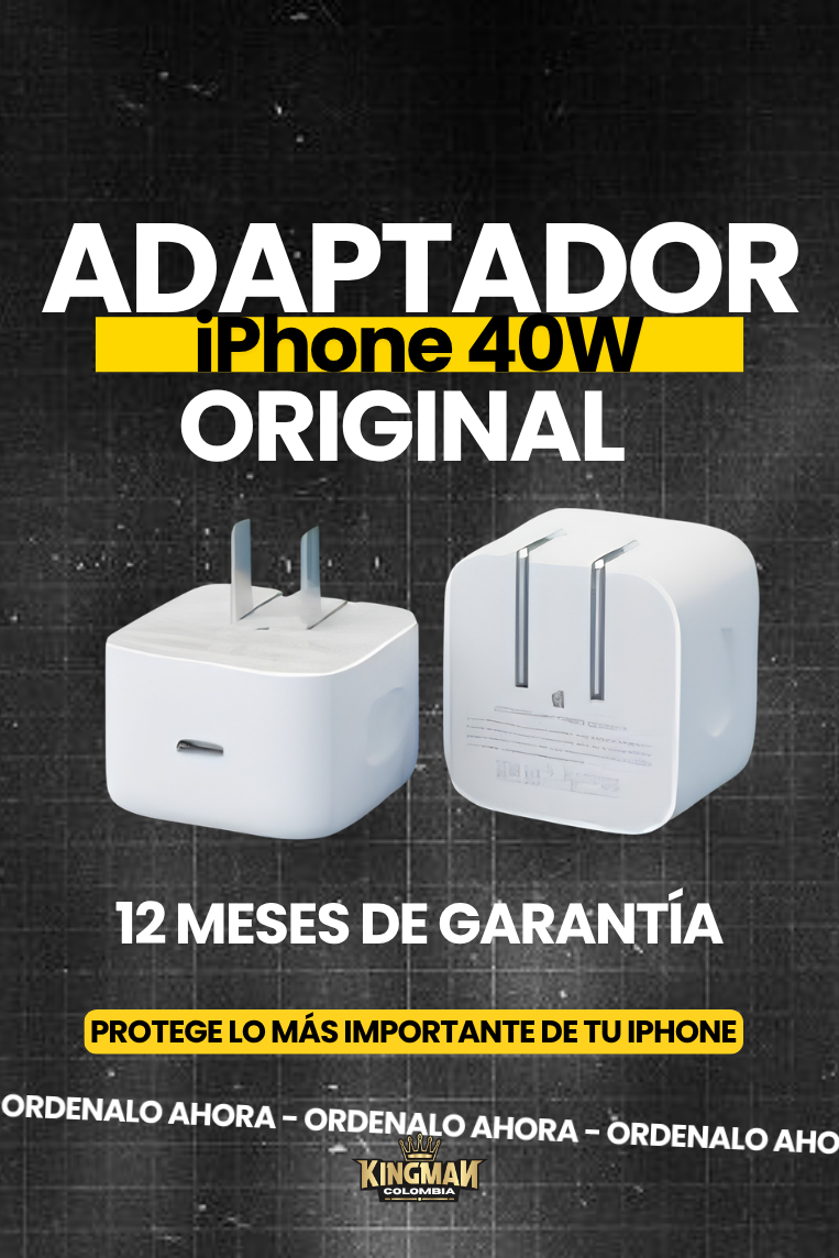 Adaptador iPhone 40W Original
