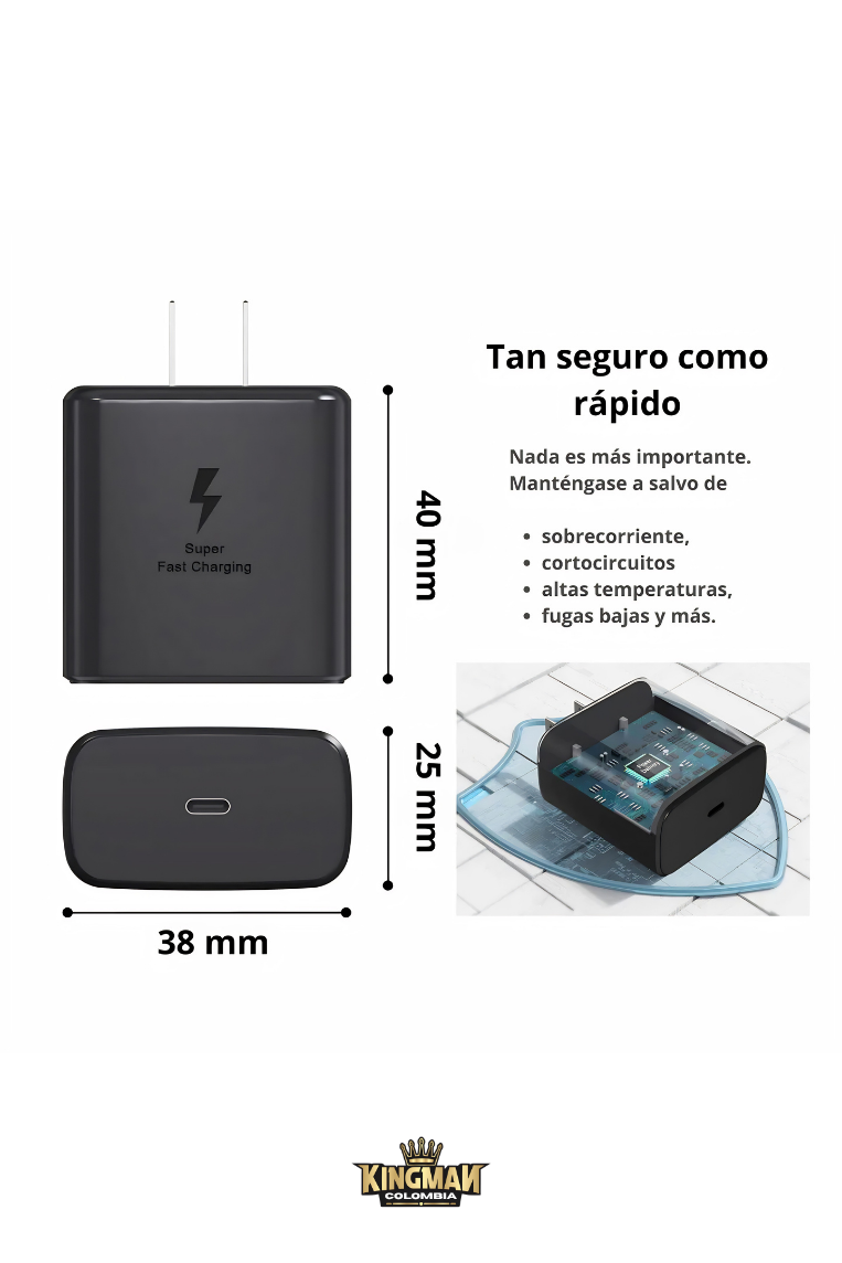 Adaptador Samsung 45W Original