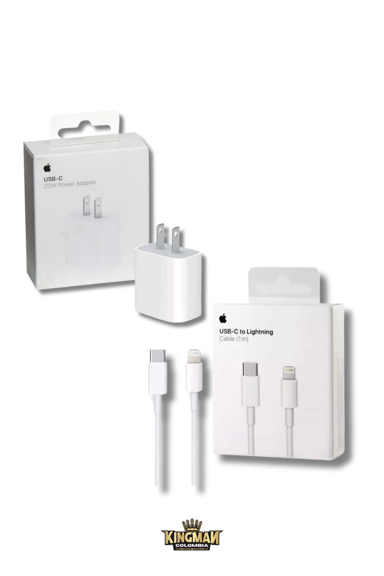 Cargador iPhone Original C a Lightning 20W