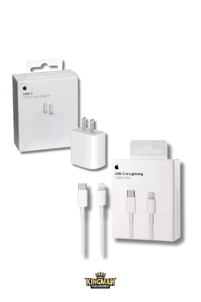 Cargador iPhone Original C a Lightning 20W