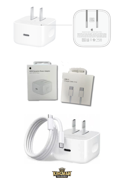 Cargador iPhone Original C a C 40W