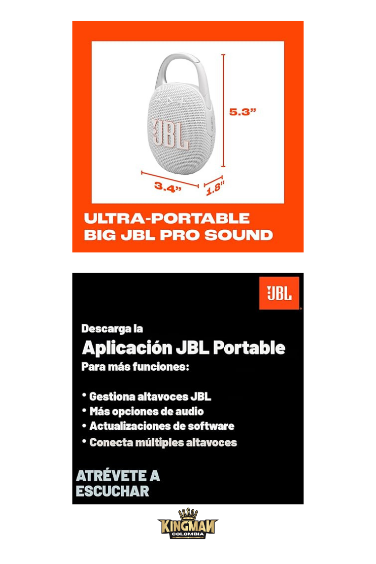 Parlante JBL Clip 5